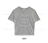 Your Lettering Crop Short Sleeve