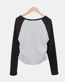 Been Color Matching Brushed Raglan T-shirt