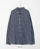 [unisex] Meuroi Over Check Shirt