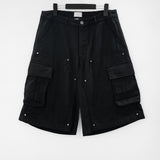 Ra'en Rivet Cargo Bermuda Pants