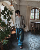 Twel Vintage Washed Denim Pants