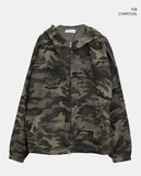 Jack Camo Two-Way String Hood Bomber Jacket