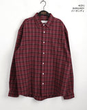 [UNISEX] Dickz Vintage Check Brushed Long Sleeve Shirt