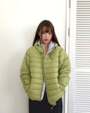 Chad Two-Way String Hood Warmer Overfit Lightweight Padding Jumper