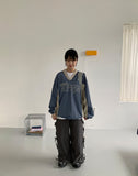[BAONHAUS] Lubena Nylon Ribbon Banding Pants
