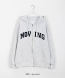 Ketini lettering over hood zip-up