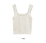 CORDUROY CROP SLEEVELESS