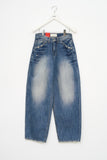 (W) Rock Blue Stud Jeans