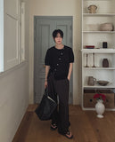 Royden Drape Two-Tuck Wide Slacks