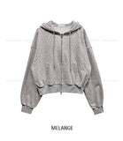 Glee Flower Two-Way Hood Zip-Up