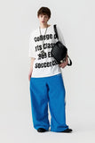 oversize studded shoulder bag