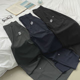Summer Cooling Cool Pintuck Wide Banding Slacks Pants