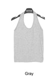 Kisen Eyelet Halter Sleeveless