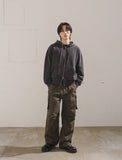 Daycut Crop Overfit Hood Zip-Up