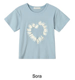 Harni Boucle Embroidery Crop Tee