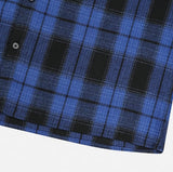 Ombre Over Check Crop Shirt