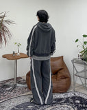 Herion Double Track Hooded Zip-up