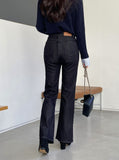 Corgette Brushed Span Bootcut Denim Pants