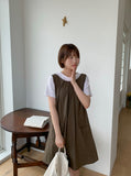 Rikelt Cargo Midi Suspender One Piece