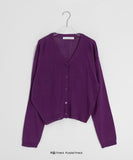 Myuro U-neck/V-neck Summer Long Sleeve Cardigan