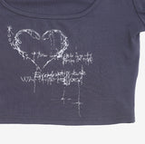 Cozen Printed T-Shirt (Mini Strap Set)