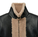 Crop Shearling Boucle Mustang