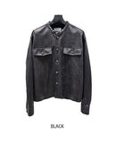 Karoo Python Leather Crop Jacket