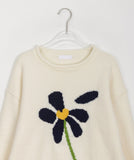 Ikind flower round knit