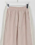 Shoeton track color matching banding wide pants