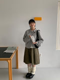 [BAONHAUS] Kaeki Cotton Collar Crop Cardigan