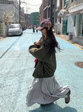 Terrani Training Shirring Long Skirt