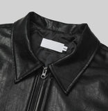 Fade leather jacket