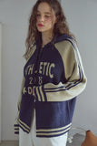 [2-WAY] Athletic Hood Knit Zip-Up