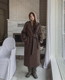 [wool 100%] LENIER handmade double coat