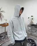 Lael Curved Hooded Zip-up