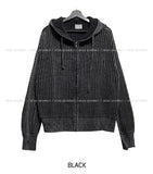 ON Dying Damage Mesh Hood Zip Up
