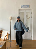 Hoko black blue balloon pants