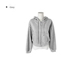 [3pc set] Raeun Sleeveless Hood Zip-up Pleats Skirt Set