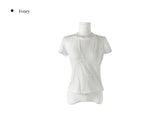 Mens Dot See-Through Layered Short Sleeve T-Shirt