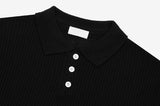 Raven Short Sleeve Collar Knit