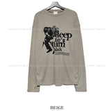 Deep press ribbed warm t