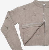 Siren Vintage Zipper Cardigan