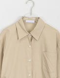 Dakono Collar Pocket Button Long One Piece