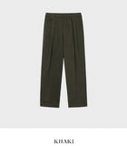 Story peach cotton two tuck pants