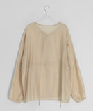 Noah See-through Summer Tie Blouse