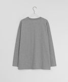 [Unisex] Caliton Cotton Plain Over Long Sleeve Tee