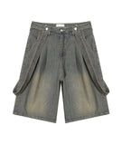 Rich Strap Bijou Bermuda Denim