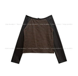 Marty Stripe Raglan Button Long Sleeve