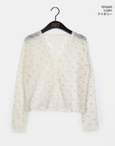 Flan Summer See-through Dot Cardigan