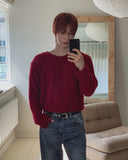 Muron Boucle Round Long Sleeve Knit